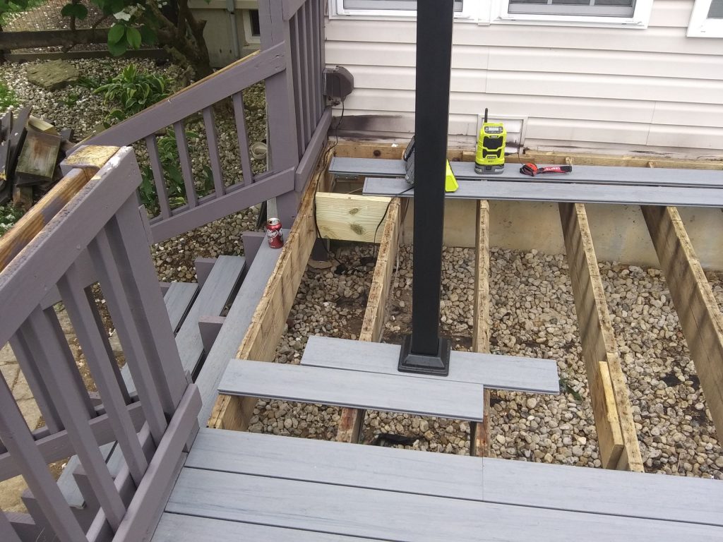 Transitional porch photo in Cincinnati by R&S Construction | Outdoor Photos | Porch | Landscaping | Landscape Design | Outdoor Living Space | Porch Design Ideas | Outdoor Living Space Ideas | Backyard Design