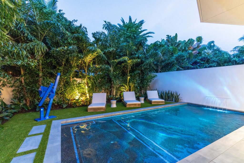 Trendy pool photo in Miami