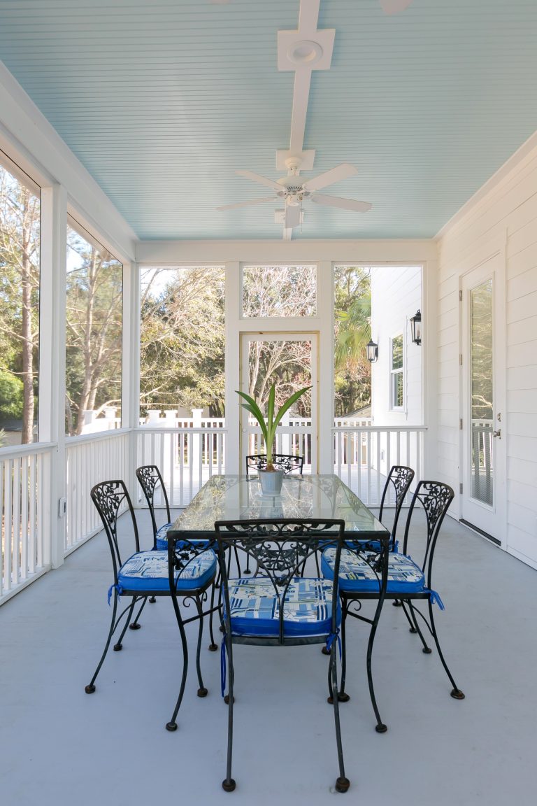 Trendy porch idea in Charleston by JacksonBuilt Custom Homes | Outdoor Photos | Porch | Landscaping | Landscape Design | Outdoor Living Space | Porch Design Ideas | Outdoor Living Space Ideas | Backyard Design
