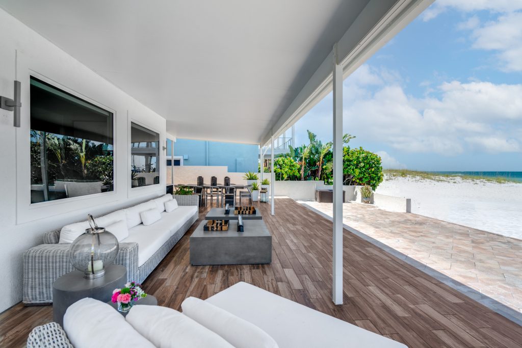 Trendy porch idea in Tampa by Andrea Canedo Design | Outdoor Photos | Porch | Landscaping | Landscape Design | Outdoor Living Space | Porch Design Ideas | Outdoor Living Space Ideas | Backyard Design