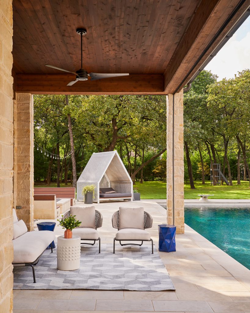 Trendy porch photo in Dallas by J Christopher Architecture | Outdoor Photos | Porch | Landscaping | Landscape Design | Outdoor Living Space | Porch Design Ideas | Outdoor Living Space Ideas | Backyard Design