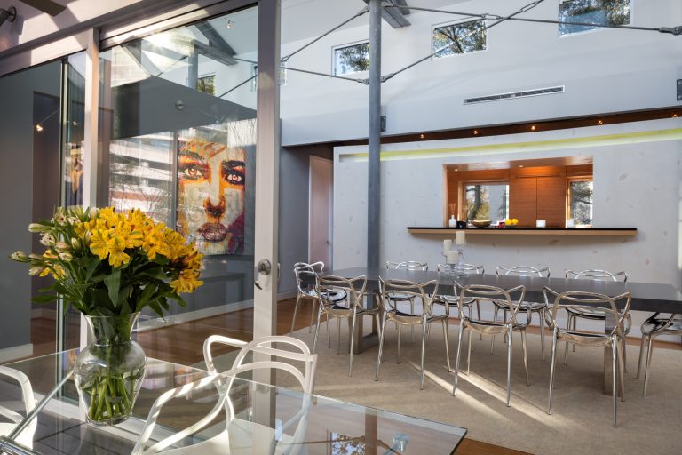 Trendy porch photo in Houston by Adams Architects, Inc. | Outdoor Photos | Porch | Landscaping | Landscape Design | Outdoor Living Space | Porch Design Ideas | Outdoor Living Space Ideas | Backyard Design