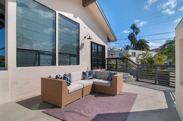 Trendy porch photo in Portland by Roocroft Design Studio | Outdoor Photos | Porch | Landscaping | Landscape Design | Outdoor Living Space | Porch Design Ideas | Outdoor Living Space Ideas | Backyard Design