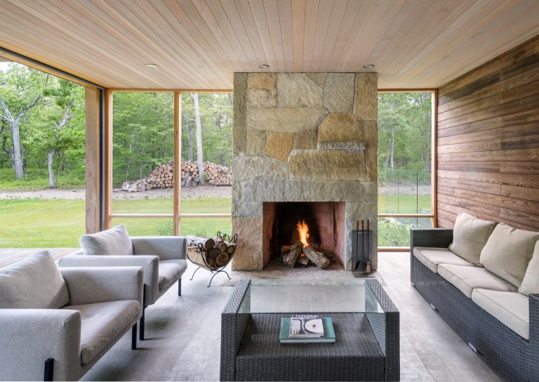 Trendy screened-in back porch photo in Other with a roof extension by | Outdoor Photos | Porch | Landscaping | Landscape Design | Outdoor Living Space | Porch Design Ideas | Outdoor Living Space Ideas | Backyard Design