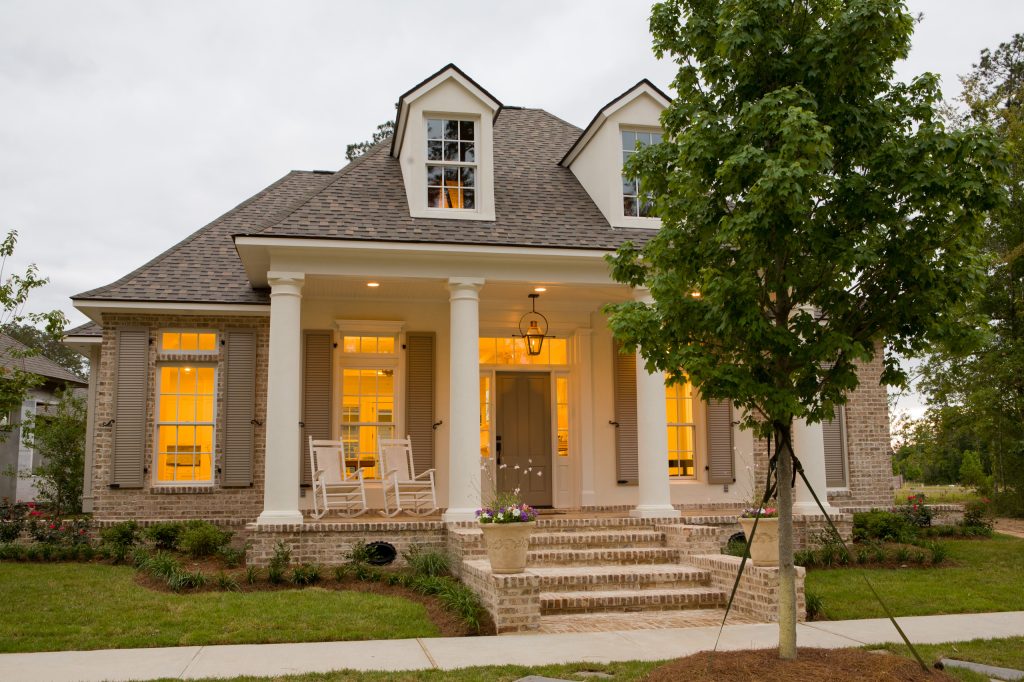 Tuscan Columns & Brick Porch
