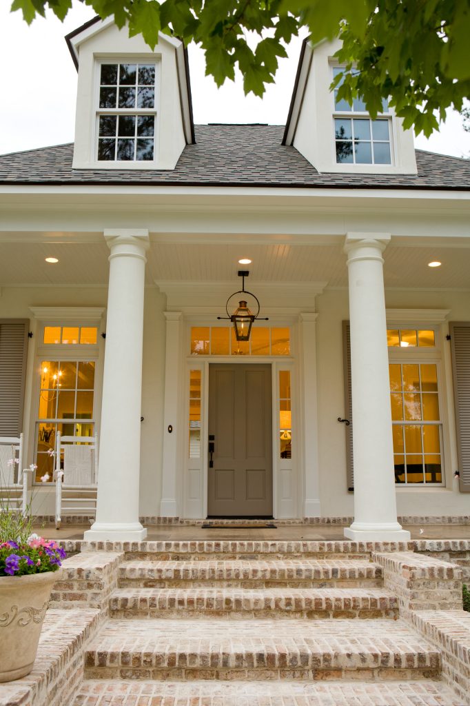 Tuscan Columns & Brick Porch
