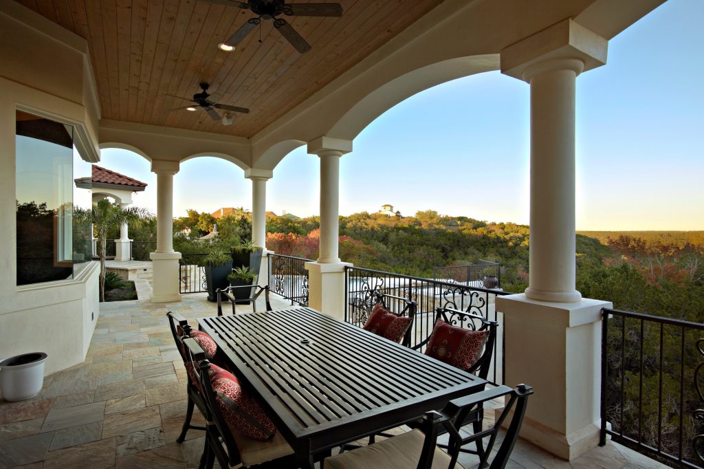 Tuscan porch idea in Austin by ashon homes | Outdoor Photos | Porch | Landscaping | Landscape Design | Outdoor Living Space | Porch Design Ideas | Outdoor Living Space Ideas | Backyard Design