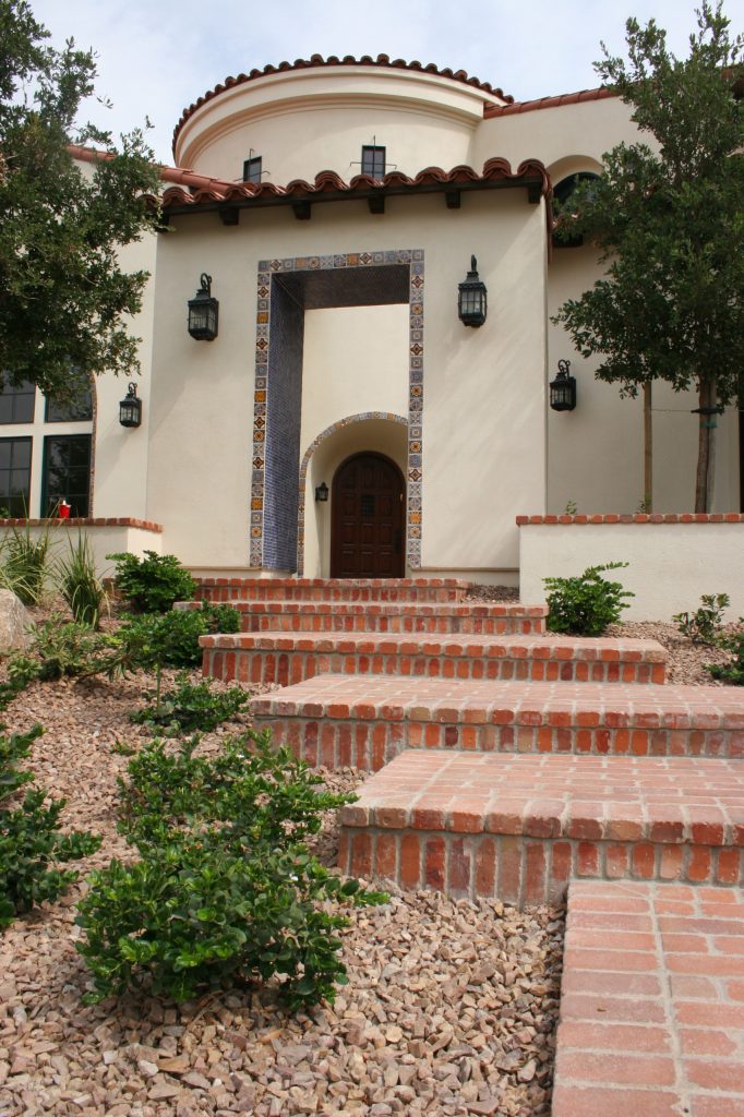 Tuscan porch idea in Las Vegas by JVC Architects | Outdoor Photos | Porch | Landscaping | Landscape Design | Outdoor Living Space | Porch Design Ideas | Outdoor Living Space Ideas | Backyard Design