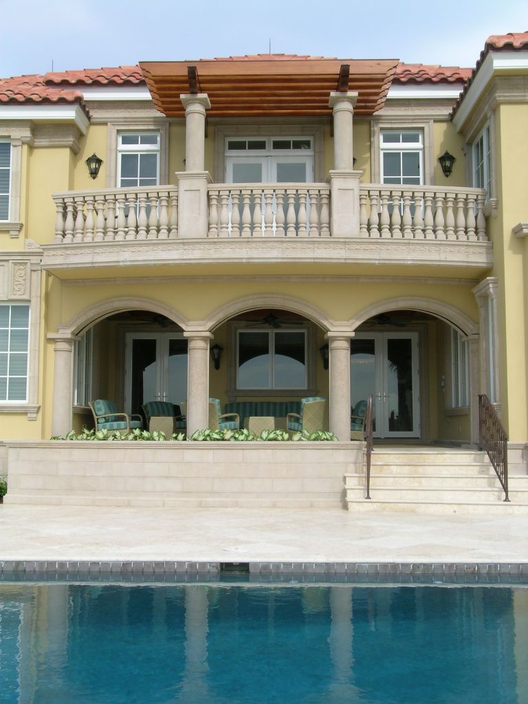 Tuscan porch idea in New York by Jill Jacobs Design | Outdoor Photos | Porch | Landscaping | Landscape Design | Outdoor Living Space | Porch Design Ideas | Outdoor Living Space Ideas | Backyard Design