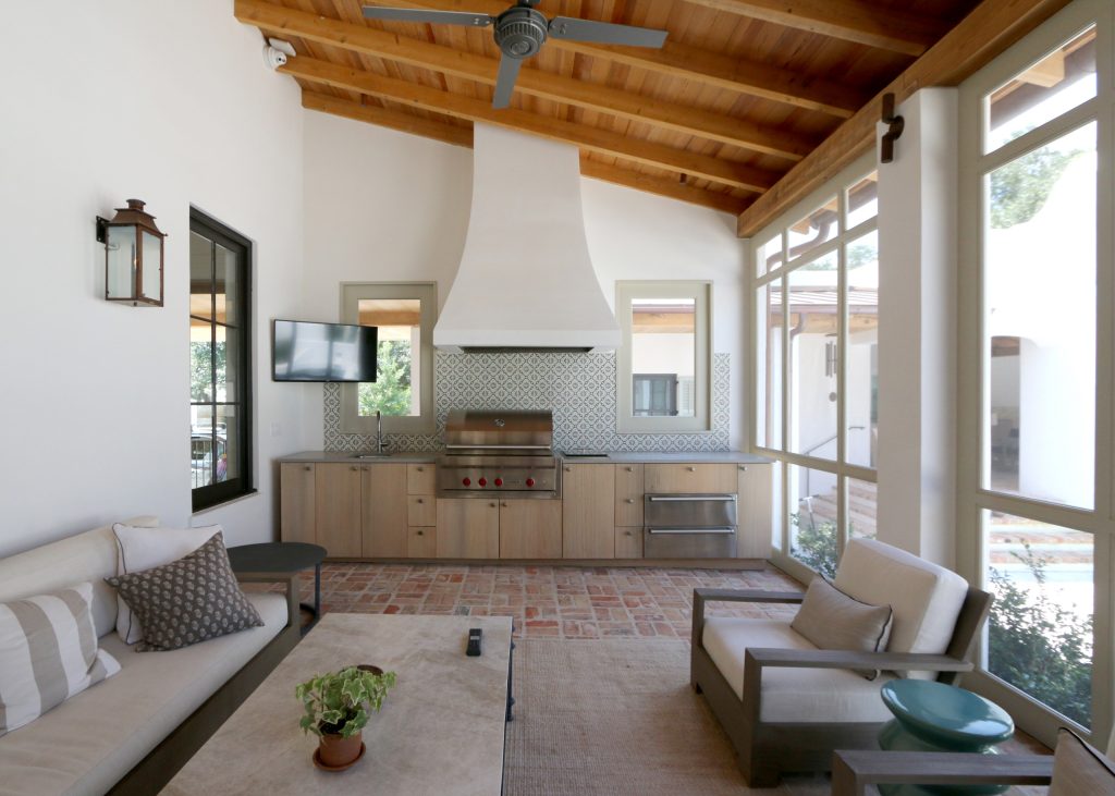 Tuscan porch photo in New Orleans by Classic Cupboards, Inc | Outdoor Photos | Porch | Landscaping | Landscape Design | Outdoor Living Space | Porch Design Ideas | Outdoor Living Space Ideas | Backyard Design