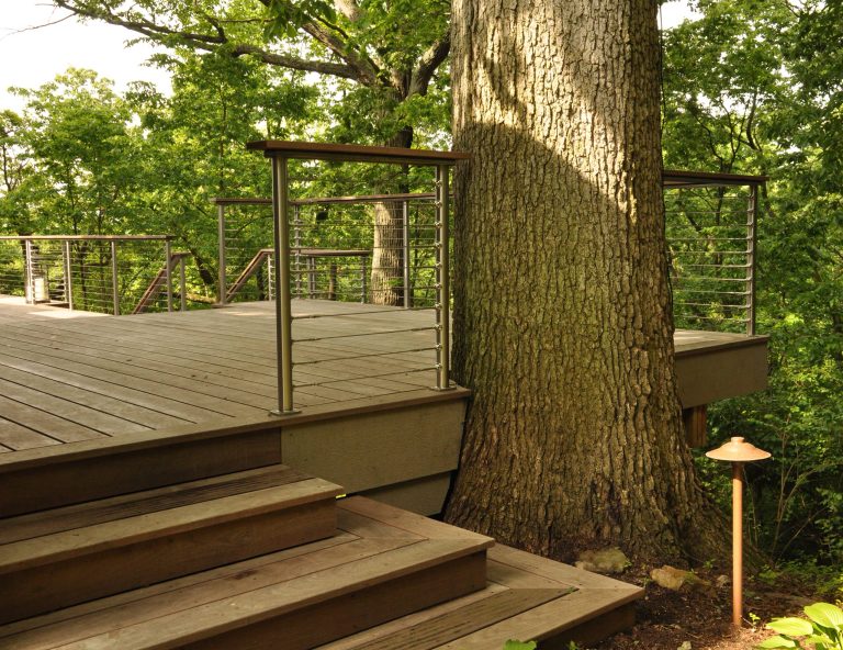 Unfinished Ipe, naturally weathered after two years