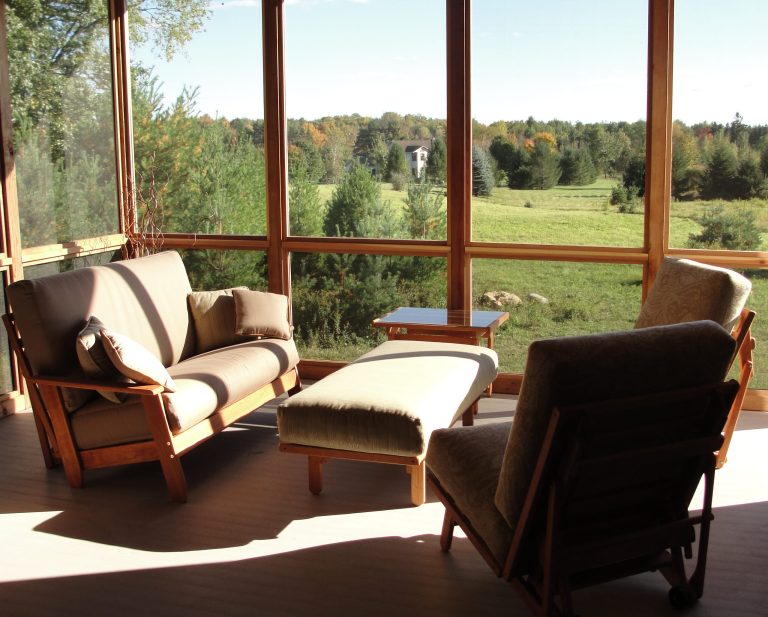 Unique Convertible Seating Just Leans Back to make beds of several sizes. Sleep on the porch. Chairs and Loveseats and Ottomans configure with each other in flexible and functional ways. by Just Lean Back Furniture | Outdoor Photos | Porch | Landscaping | Landscape Design | Outdoor Living Space | Porch Design Ideas | Outdoor Living Space Ideas | Backyard Design