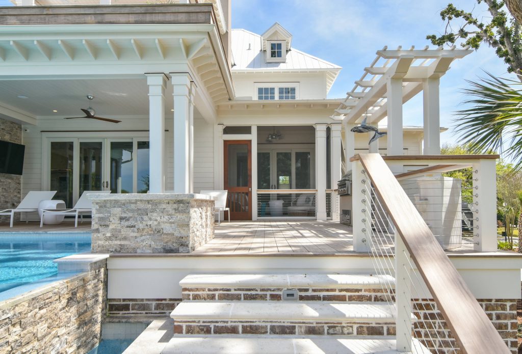 Using durable materials keeps the maintenance on this elegant home to a minimum. Tripp Smith
