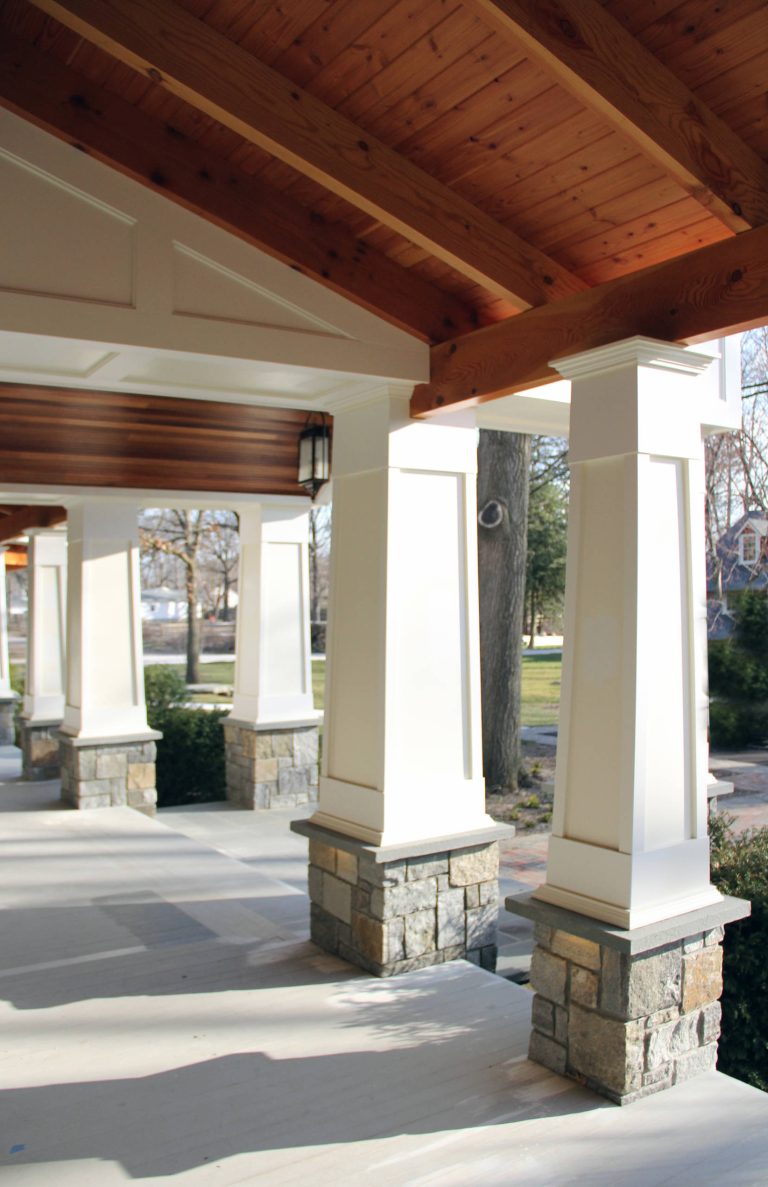 Warmth and attention to detail make this a very special porch.
