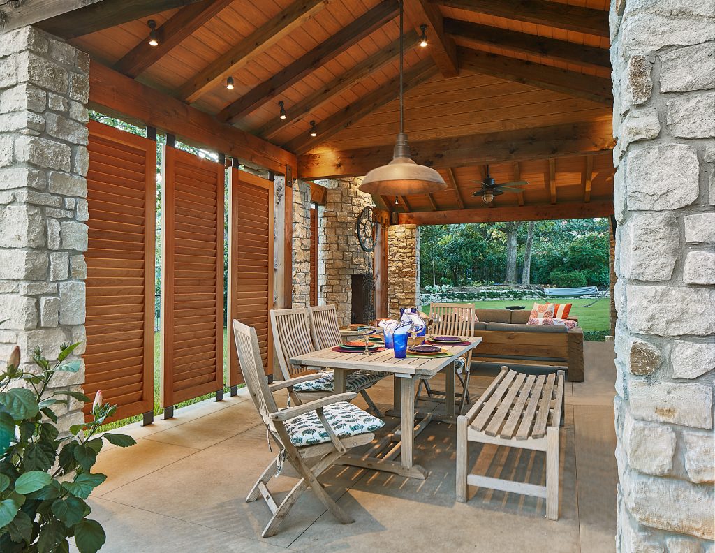 Inspiration for a huge transitional backyard concrete patio remodel in Dallas with a fire pit and a gazebo