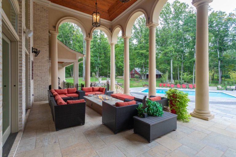 Exterior, pool, outdoor, porch Asta Homes Great Falls, VA 22066