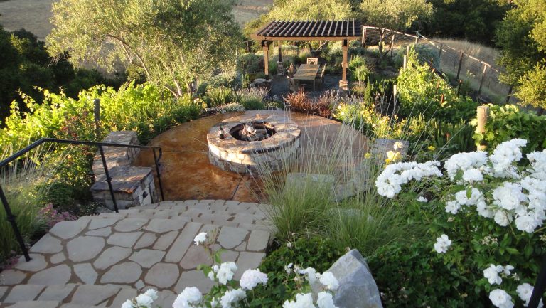 This backyard landscape oasis has a real Napa feel to it, set in their private vineyard with a pergola and fire pit.

Landscape architect in San Ramon, Ca
Landscape design in San Ramon, Ca
Landscape contractor in San Ramon, Ca
Swimming pool contractor in San Ramon, Ca

•Fire pit
•Seat walls
•Pergola
•Landscape path to a seating area
•Vineyard
•Pleasing combination of plant material
* Outdoor Lighting by Alderland - SF Bay Area Pool & Landscape Co. | Fire Pits|Backyard Design|Outdoor Living Spaces|Landscape Design|Backyard Ideas|Landscaping|Landscaping Ideas|Landscape Installation|Fire Feautures|Fire Pit