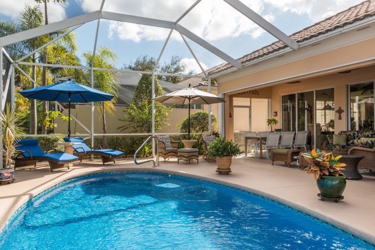 outdoor living space