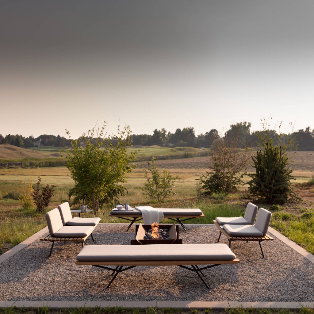 Fire Pit with Manutti Furnishings, Photo by David Lauer Photography