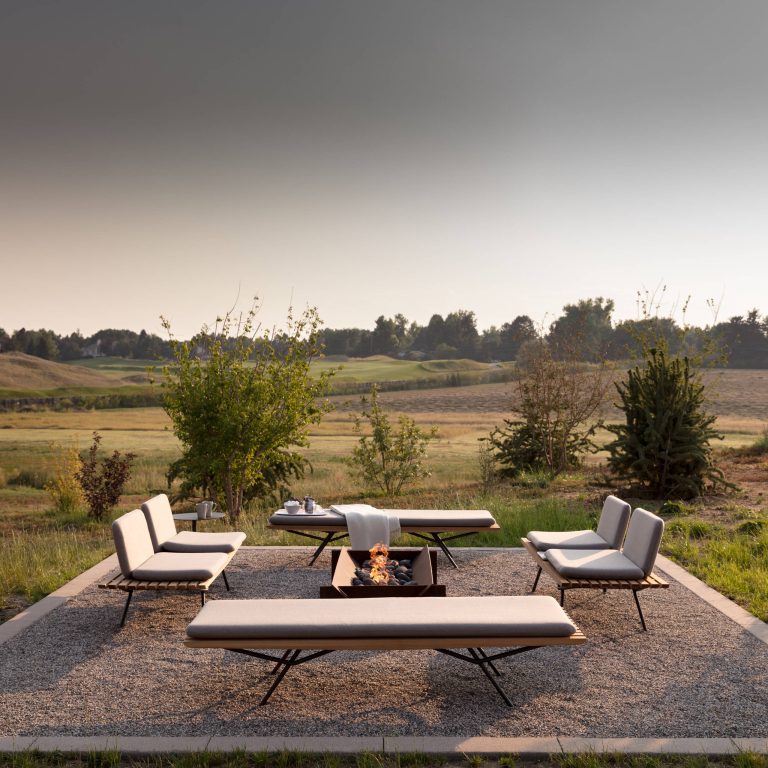 Fire Pit with Manutti Furnishings, Photo by David Lauer Photography