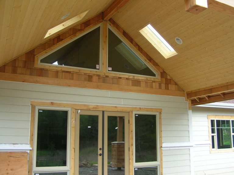 skylights in covered back porch