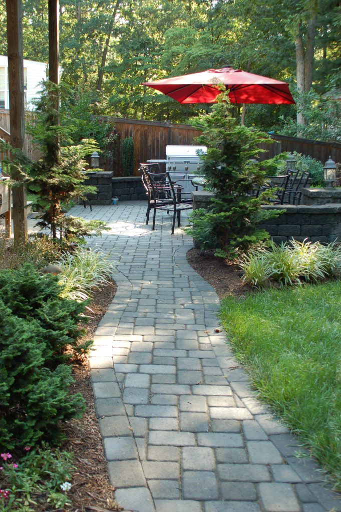 walkway to entertainment area