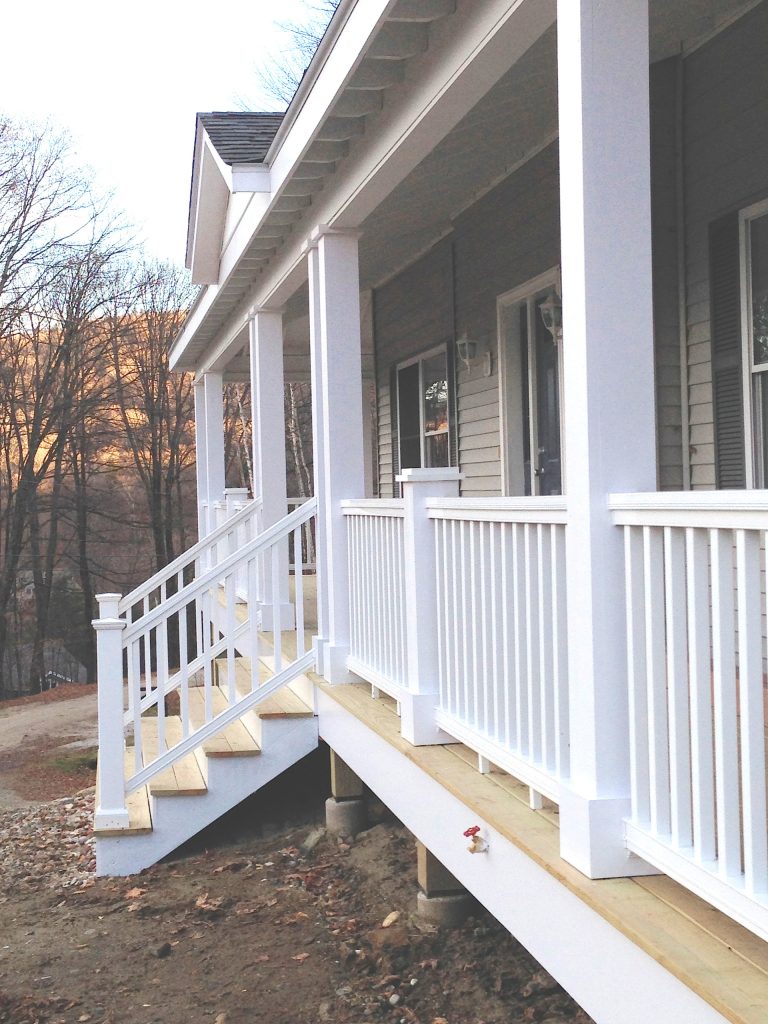 wrap around porch to an existing home